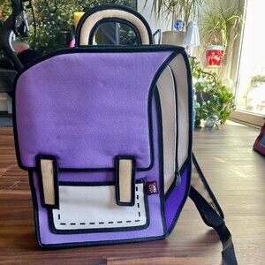 Authentic Jump From Paper Lavender/Purple Spaceman Backpack